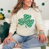 Simply Sage Market Teacher Checkered Shamrock Garment Dyed Long Sleeve - 2 of 4