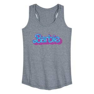 Women's - Barbie - Water Logo Graphic Racerback Tank - 1 of 4