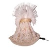 Kurt Adler 16-Inch Fiber Optic LED Gold and White Angel Tree Topper - 4 of 4