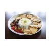 Classic Touch Stainless Steel Chip & Dip Bowl - 14"D - 3 of 4