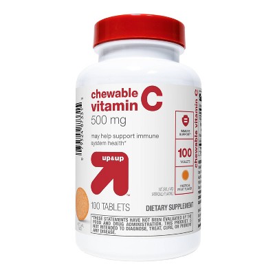 Vitamin C Chewable Tablets - Tropical Fruit - 100ct - up & up™