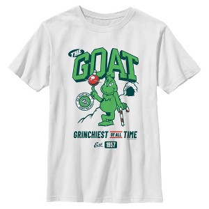 Boys Dr. Seuss The Goat Grinchiest of All Time Est. 1957 T Shirt - 1 of 4