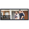 PosterPalooza | Panoramic Slim Profile Black Picture Frame - UV Acrylic, Foam Board Backing, Hanging Hardware - 2 of 4