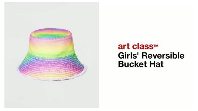 Girls&#39; Reversible Bucket Hat - art class&#8482;, 2 of 6, play video