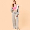 Blogilates Women's Marshmallow Full Zip Hooded Sweatshirt - 3 of 4