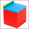 Hands-on Math Man... edxeducation Four Color Plastic Base Ten Set 121 Pieces 