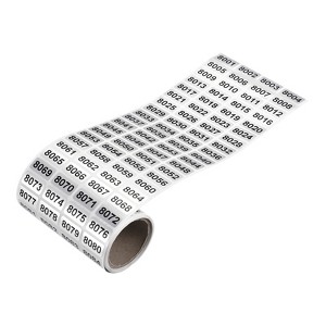 Unique Bargains Office Warehouse Self-Adhesive Consecutive Number Sticker Labels - 1 of 4
