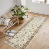 Area Rug for Hallways Kitchen Non Slip, Soft Floral Carpet Washable Rugs with Rubber Backing for Kitchen, Hallways, Laundry, Bedroom, Bathroom - 2 of 4