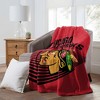 NHL Chicago Blackhawks Microfiber Plush Throw Blanket - 2 of 4