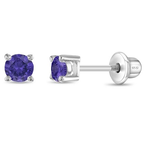 14K White Gold Locking Earring Backs Replacements for Diamond Studs, 2  Pairs 925 Sterling Silver Locking Earring Backs, Secure Hypoallergenic  Earring