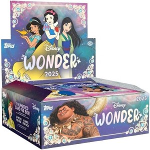 Topps 2025 Disney Wonder Hobby Box - 20 Packs, 6 Cards Each, Includes Parallels, Stickers, Inserts - 1 of 1