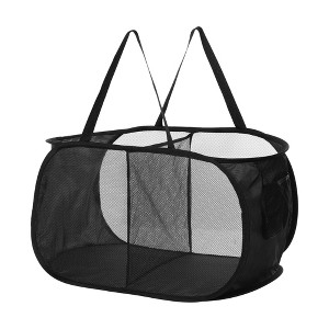 Unique Bargains Portable Folding Laundry Hampers 1 Pc - 1 of 4