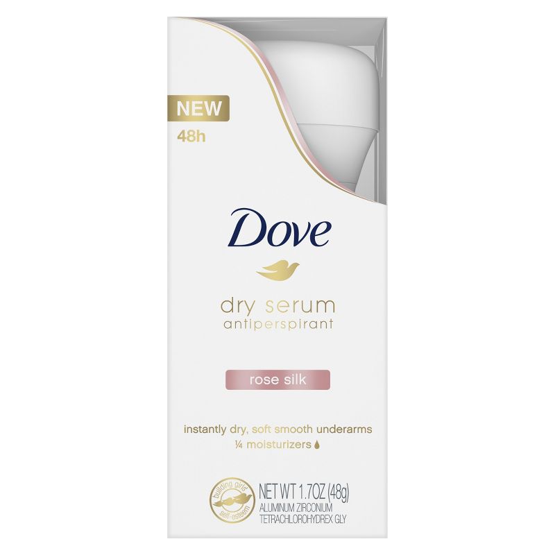 Dove Rose Silk 48-Hour Instantly Dry Antiperspirant &#38; Deodorant Serum - 1.7oz, 1 of 7