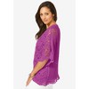 Jessica London Women's Plus Size Crochet Cardigan - 4 of 4