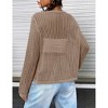Women's Lightweight Crochet Cardigan Open Front Tie Shrug Knit Crop Top Summer Cardigan - 3 of 4