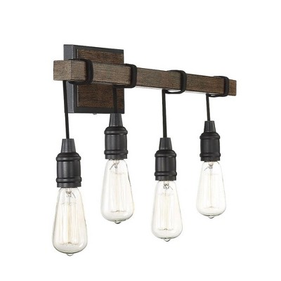 Durango Nickel 4-Light Cylinder Vanity Fixture