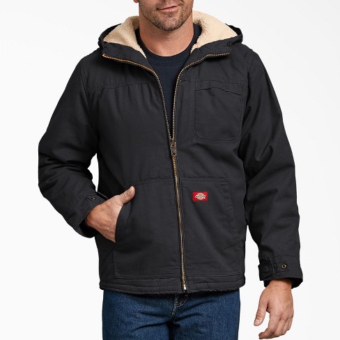 Dickies black 2025 hooded jacket