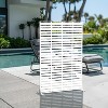 Lirago 72 in Galvanized Fence Panels Outdoor Privacy Screen - 2 of 4