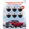 VEVOR Body Mount Bushing Kit, Compatible with 2008-2016 F250 F350 Super Duty, 60 PCS Polyurethane Body Mount Kit, Quick Replacement, Black - 3 of 4