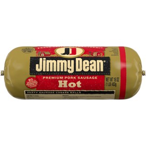 Jimmy Dean Hot Pork Sausage Roll - 16oz - 1 of 4