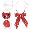 Elerevyo Women's Polka Dots Adjustable Neckwear Pre-tied Ribbon Bow Ties - 3 of 4