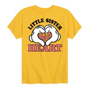 Girls' - Disney - Little Sister Big Heart Short Sleeve Graphic T-Shirt - 1 of 4
