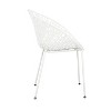 Christopher Knight Home Jaron Outdoor Modern Minimalistic Metal and Polypropylene Dining Chair (Set of 2) - 4 of 4