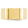 Black Bow Jewelry 10mm 14K White or Yellow Gold Flat Comfort Fit Band - 3 of 4