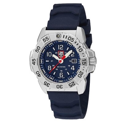 Luminox 3253 Men's Navy Seal Steel Navy Blue Rubber Strap Watch