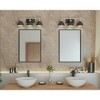 Progress Lighting Bramlett 3-Light Bath & Vanity, Brushed Nickel, Metal Reflector Shades - 3 of 4
