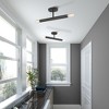 Livex Lighting Copenhagen 2 - Light Semi-Flush Mount in  Black - 3 of 4
