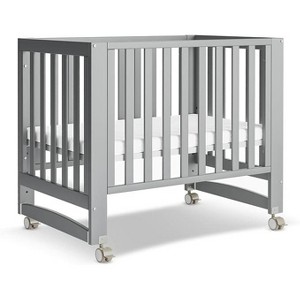 MAMAZING EvoNest Baby Crib, 6 in 1 Convertible Mini Crib with Wheels - 1 of 4