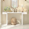 60" Modern Rectangular Console Table, Large Entryway Table, Stylish Sofa Table for Living Room, Entryway, or Hallway-Panipeachy - 2 of 4