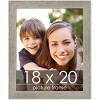 PosterPalooza | 18x20 Wide Barnwood Picture Frame, UV Acrylic, 6 Finishes - Grey, Brown, White, and Black - 2 of 4
