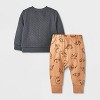 Baby Boys' Quilted Top & Bottom Set - Cat & Jack™ - 2 of 4