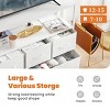 Musment Tall Dresser Fabric Storage Tower ,Wooden Top for Kid Room, Closet, Entryway, - 4 of 4