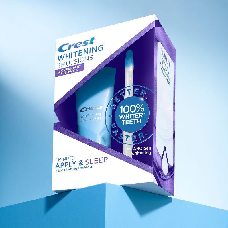 Crest Emulsions Overnight with Wand Tooth Whitening System - 0.88oz, 3 of 10