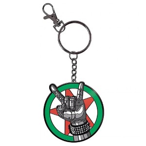 Dark Horse Comics Cyberpunk 2077 Johnny Silverhand Logo 2 Inch Enamel Keychain - 1 of 4
