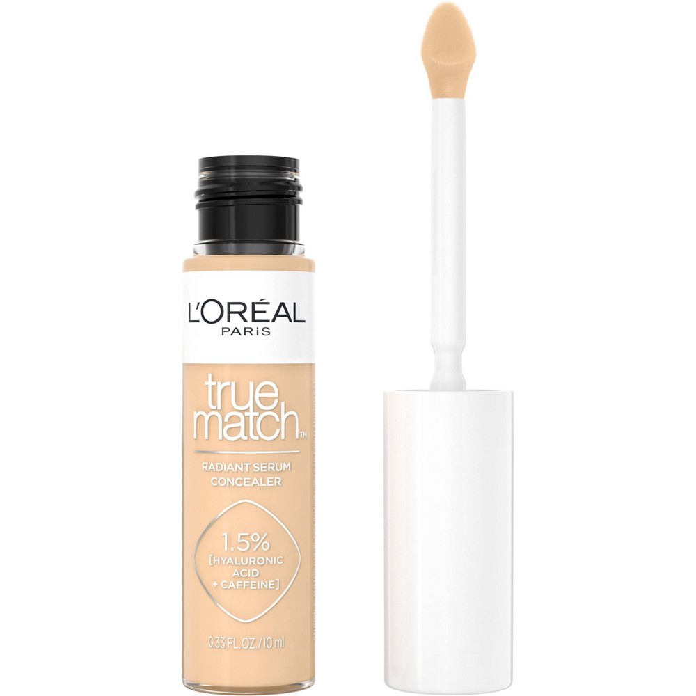 Photos - Other Cosmetics LOreal L'Oreal Paris True Match Radiant Serum Concealer with Hyaluronic Acid - W4 