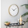 20"x20" Contemporary Glass Wall Clock - Olivia & May - 2 of 4