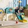 ROBOTIME Baby Activity Gyms Multi Functional Kids Slide, Colorful and Sturdy, Durable and Perfect for Backyard Play, Multicolored, - 2 of 3