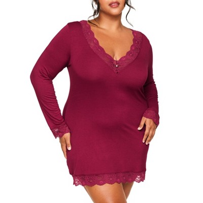 Adore Me Women's Hasina Sleepshirt Sleepwear