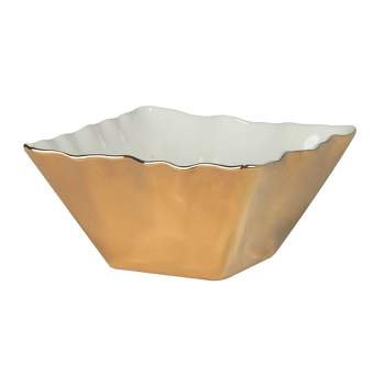 Certified International Set of 4 Gold Coast Square Snack Bowl