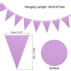 Unique Bargains Festive Wedding Birthday Party Home Decorations Pennant Flags Banner 10 Pcs - 2 of 4