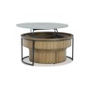 Signature Design by Ashley Contemporary Fridley Nesting Coffee Table (Set of 2)  Gray/Brown/Black - 3 of 4