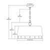 Elk Home Brocca 4 - Light Chandelier in  Silverdust Iron - 2 of 4