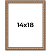 PosterPalooza | Slim Profile Gold Picture Frame - UV Acrylic, Foam Board Backing, Hanging Hardware - 2 of 4