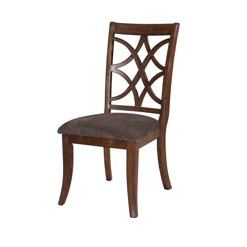 Set of 2 Keenan Side Dining Chair Dark Walnut - Acme Furniture, 1 of 5