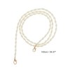 Unique Bargains 1 Pc Faux Pearl Handbag Strap White - 2 of 4