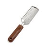 Unique Bargains Stainless Steel Blade Cracked Skin Foot Care Pedicure Cuticle Scrubber File Rasp 11.1" x 2.4" x 0.4" Brown 1pc - 2 of 3